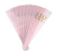 UKCOCO 50Pcs Single Flower Wrap Bags Delicate Flower Sleeve for Bouquet Packaging for Retail Mother Day Weddings Floral Arrangements Safe Lightweight