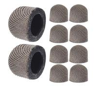 UKCOCO 50pcs Stylus Tips for Capacitive Screens Conductive Fabric Silver Fiber Enhanced Durability Screen Protection Design Replacement Ends for Touch Devices Daily Using Supplies