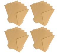 UKCOCO 50pcs Vintage Cards Envelopes 3.9x5.9inch Practical Paper Envelopes with Peel Seal Not Easy to Fade Elegant Style for Business Event Invitation