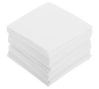 UKCOCO 50pcs White Ceramic Fiber Paper Squares High Temperature Fireproof Insulation Gasket for Microwave Kiln and Other High Temperature Scenarios, Versatile Application for Stove