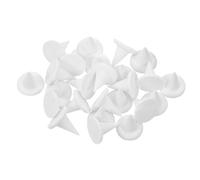 UKCOCO 50pcs White Cone Pottery Kiln Nails Set - High Temperature Resistant Refractory Support Nails for Pottery Kiln Firing and Ceramic Workshop Tools