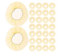 UKCOCO 50pcs Yellow Plastic Fire Alarm Cover for Detector and Fire Alarm System, Sturdy Dust Cover with Extended Device Lifespan, Suitable for Construction and Warehouses