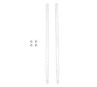 UKCOCO 5a Light up Drumsticks 2pcs, Red and Blue Luminous Maple Percussion Sticks for Jazz Drum Set, Glow-in-the-dark Performance Drumsticks for Stage and Practice