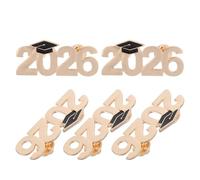 UKCOCO 5pcs 2026 Graduation Season Enamel Pins Set - School Lapel Brooches for Ceremony Decorations, Graduate Cap Badge Accessories for Party Supplies