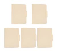 UKCOCO 5pcs 210g Manila File Folders for Document Storage, Business Paperwork Filing, and Desk Organization - Letter Size Office, School, and Classroom Supplies