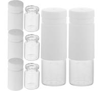 UKCOCO 5pcs 5ml Dual-chamber Travel Cosmetic Containers with Water and Oil Separation, Packaging for Skincare, Gel, and Lotion, Suitable for Travel and DIY Use