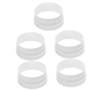 UKCOCO 5pcs Dryer Vent Adapter Duct Reducer and Increaser for Kitchen Hood Construction Tight Connection Design for Compatibility Prevents Oil Leakage