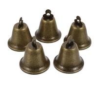 UKCOCO 5pcs Iron Retro Bells for Farming Supplies Vintage Style Anti-lost Bells DIY Decoration Function Lightweight Suitable for Pet Collar Accessories