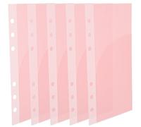 UKCOCO 5pcs Pp Binder Pockets for Budget Book with 6-Holes, Anti-wear and Comfortable the Touch Planner Inserts, for Special Holidays and Graduations