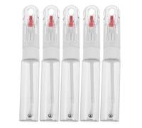 UKCOCO 5pcs Refillable Touch-up Paint Pen for Cars, Lightweight Dual Function Plastic Auto Scratch Repair Tool, Precise Application for DIY Home Improvement and Arts