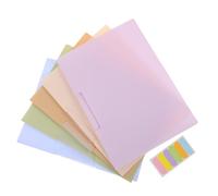 UKCOCO 5pcs Report Covers with Swing Clip PP File Folders with Rotating Side Open Buckle Letter Presentation Binder for School Office Business Document Organization