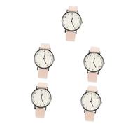 UKCOCO 5pcs Stylish Watch for Women Lightweight Wrist Watch Easy Reading Display Festival Present for Occasion