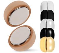 UKCOCO 6 Pairs Magnetic Buckles for Shawls and Scarves, round Alloy Hijab Pins with Secure and Stable Closure, Easy to Use Stylish Magnetic Clasps for Women