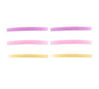 UKCOCO 6 Pairs Silicone Eyelash Perming Rods Lash Lift Tools with Easy to Stick, No Allergic Reaction Material for Professional Salon and Home Use Eyelash Curlers