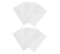 UKCOCO 6 Sheets Silver Acrylic Self-Adhesive Mirror Tiles for DIY Crafting and Home Decor, Easy Application, Mess-Free Mosaic Mirror Squares Suitable for Phone Cases and Ornaments
