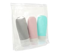 UKCOCO 60ml Silicone Travel Bottle Set Practical Refillable Lotion and Shower Gel Distribute Bottles for Travel and Personal Care