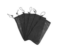 UKCOCO 6Pcs Aquarium Mesh Pouch Durable Polyester Filter Bags for Fish Tank Filtration Black Easy to Clean and Reusable for Bio Balls and Filter Media