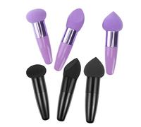 UKCOCO 6pcs Beauty Pen Including Mushroom Heart and Oblique Cut Makeup Pens for Makeup Application and Blending for Travel Daily Use