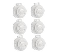 UKCOCO 6pcs Car Washing Machine Safety Locks Wash Machine Button Security Locks Ignition Covers Prevent Accidental Operation