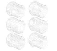 UKCOCO 6pcs Gutter Downspout Guard Mesh Filter Covers 4-inch Round Roof Drain Strainers Leaf Debris Protector for Rain Gutter Drainage Maintenance