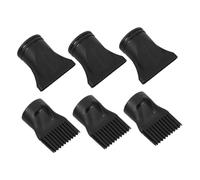 UKCOCO 6Pcs Hair Dryer Attachments Plastic Nozzle Diffuser for Curly Hair Lightweight and Portable Styling Tools for Salon and Home Use