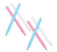 UKCOCO 6pcs Lcd Writing Tablet Stylus Pens Replacement Set, Pressure-sensitive Drawing Stylus for Touch Screen Tablets, Includes White, Light Blue, and Light Pink Pens and Adults