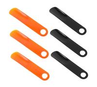 UKCOCO 6pcs Plastic Shoe Horn Portable Small Shoe Wearing Aid for Travel Ergonomic Design for Sneakers Boots and More for Seniors Men Women