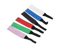 UKCOCO 6PCS Sequin Headbands for Women Glitter Elastic Hairbands Random Colors for Parties Festivals and Daily Wear Sparkly Hair Accessories Random Color