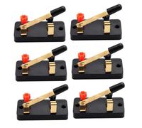 UKCOCO 6pcs Spst Single Pole Switch for Physics Labs for Electronic Experiments Enhance Creativity Hands Skills for Classroom DIY Projects