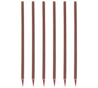 UKCOCO 6pcs Traditional Chinese Calligraphy Brush Set, Small Red Hair Paintbrushes for Beginners, Multi-function Writing and Painting Tools for Art and Calligraphy