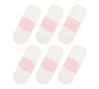 UKCOCO 6pcs Washable Cotton Menstrual Pads Panty Liners for Women Lightweight Enhanced Absorption Daily and Overnight Use Soft Breathable Reusable Period Liners