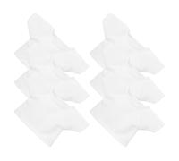 UKCOCO 6pcs White Cotton Bear T Shirts for Plush Bears round Neck Short Sleeve Minimalist Style Comfortable and Flexible for Role Playing and Holiday Events