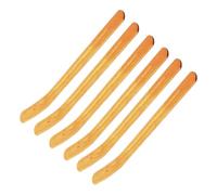 UKCOCO 6pcs Wooden Long Incense Stick Holder with Ash Catcher Tray, Stable and Safe Placement, Decorative Modern Aesthetic Plate for Spiritual Sessions and Bedside Tables, for Stick