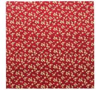 UKCOCO 70cm Red Plum Blossom Japanese Style Wrapping Cloth, Cotton Bento Lunch Box Wrap, Multipurpose Scrapbooking and Wrapping Fabric for Packaging