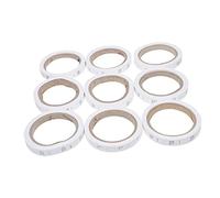 UKCOCO 8 Rolls Apparel Tag Cotton Sew Labels for Clothing White Xs and Easy to Use for Garment Identification and Classification