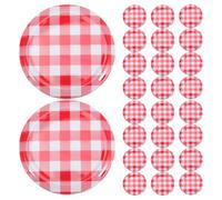 UKCOCO 80pcs Reusable Iron Lids for Jars with Tight Seal Wide Mouth Jar Caps for Canning and Kitchen Use Vacuum Seal Lids for Jam Covers and Bottle Storage