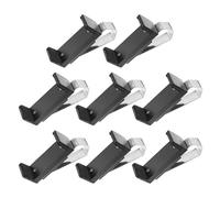 UKCOCO 8pcs Adjustable Abs Visor Clips for Garage Door Opener Remote Holders, Simple Installation and Secure Fit, Universal Car Visor Organizers for Garage Key Holders and Clickers