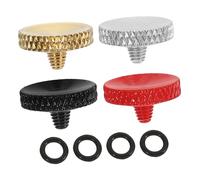 UKCOCO 8pcs Aluminum Alloy Shutter Release Button Replacement for Camera Convex Surface Shutter Button for Camera