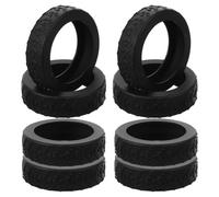 UKCOCO 8pcs Black Silicone Luggage Wheel Covers 5-6cm Large Caster Protectors with 1.2cm Wide Fit for Suitcase Wheels Travel Gear Noise Reduction