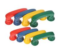 UKCOCO 8pcs Boy Girl's Plastic Simulation Handset for Pretend Play Realistic Classroom Whisper Phones for Boys and Girls Language Development and Emotional Communication