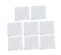 UKCOCO 8pcs Cotton Muslin Burp Cloths Wash Cloths Reusable Newborn Nappies Urinary Pads Soft Absorbent for White