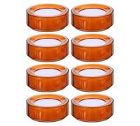 UKCOCO 8pcs Finance Cash Counting Finger Moistener Sponge Pads, Round Wet Sponge Moistener for Banknotes, Accounting Supplies for Office and Cashier Use Random Color