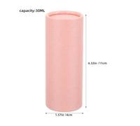 UKCOCO 8pcs Ml Paper Tube Container for Essential Oil Bottles round Cylindrical Cardboard Tube with Lid with Matte Foil-stamped Surface Easy Stacking and Fast Packing for Shipping