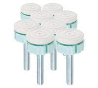 UKCOCO 8pcs Pet Safety Gate Replacement Parts Kit with Adjustable Size Steel and Pvc Threaded Screws Bolts for Home Use, Reliable and Pet Stair Gate Accessories