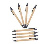 UKCOCO 8pcs Retractable Ballpoint Pens Ergonomic Smooth Writing Black Ink Pens for Students Office School Daily Use Creative Design Stationery Accessories