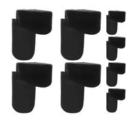UKCOCO 8pcs Silicone Clarinet Thumb Pads Comfortable Finger Supports for Playing Black Colour Protective Clarinet Accessories for Enhanced Grip and Pain Relief