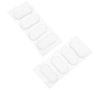UKCOCO 8pcs Universal Toilet Seat Bumpers Pads, Quiet Pu Anti-Collision Buffer Pads for Bidet Attachments, Toilet Seat Stabilizers and Replacement Parts, 1.73x0.79in, Bathroom Fixture