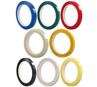 UKCOCO 8pcs Violin and Cello Fingerboard Tape Stickers, Multi-color Musical Instrument Decals for Beginners, Finger Guide Fretboard Stickers for Orchestral String Instruments