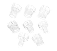 UKCOCO 8pcs Water Oxygen Facial Machine Replacement Tips, Mini Bubble Suction Heads with Crystal Ring for Deep Face Cleaning, Compatible Beauty Device Accessories for Skincare Routine