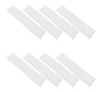 UKCOCO 8pcs White Nylon Captain Armbands for Soccer with Sturdy Material and Adjustable Size, for Community Events and Group Activities, Blank Design for Custom Team Recognition